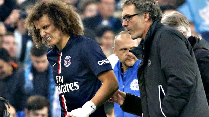 El PSG puede perder a David Luiz y Thiago Motta para el choque ante el Barça