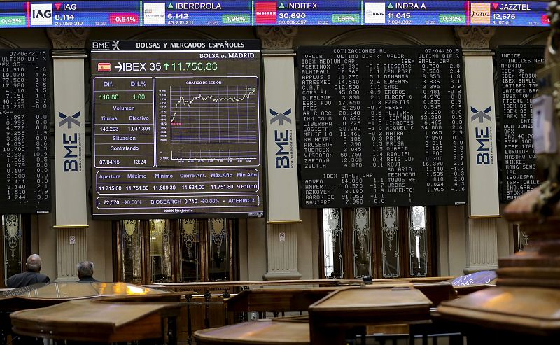 El IBEX 35 sube un 0,83% y supera los 11.700, su nivel más alto desde desde enero de 2010