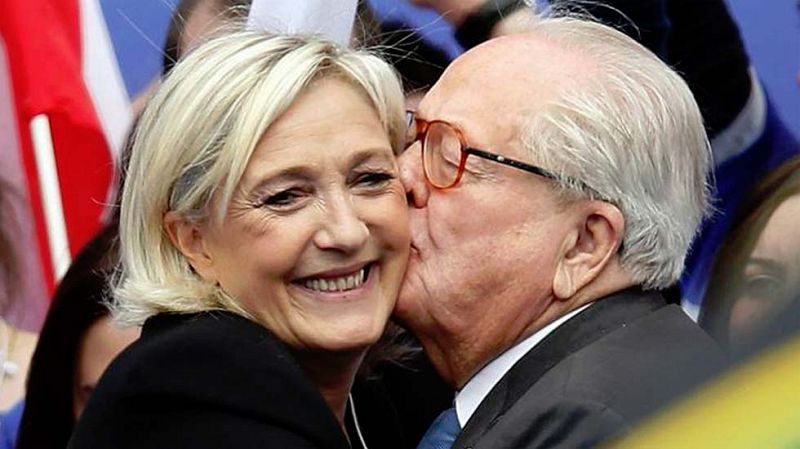 Marine Le Pen rompe con su padre y le impedirá presentarse a las elecciones regionales