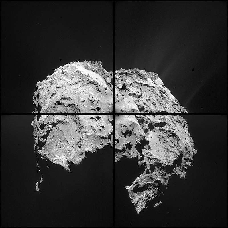 El cometa de la misión Rosetta podría flotar en el agua