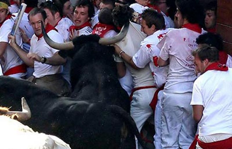 Encierro aparatoso y lento