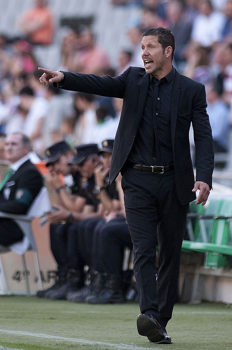 Simeone: "El segundo tiempo fue un correcalles y le convenía más al Málaga"