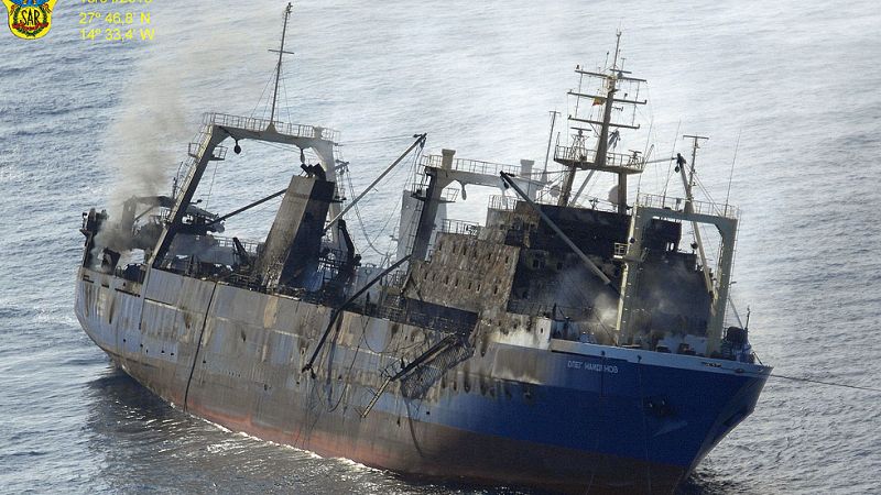El Gobierno eleva la alerta por el hundimiento del 'Oleg Naydenov' al nivel 1