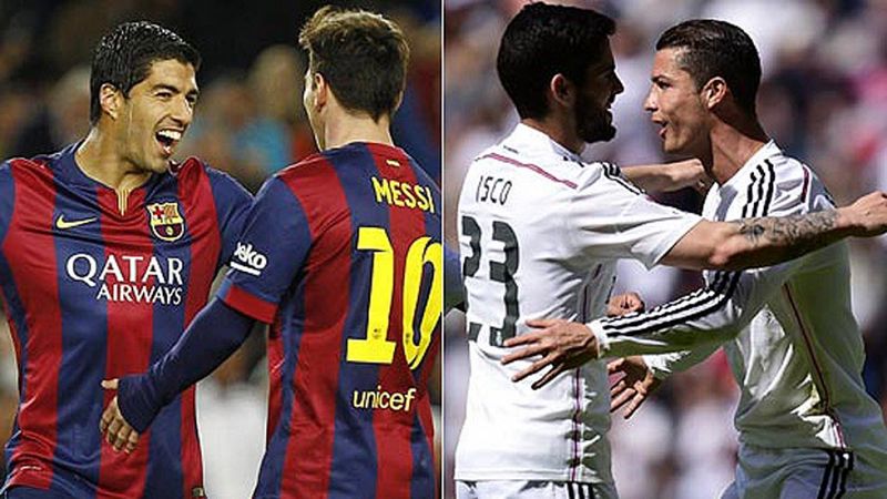 Barcelona y Real Madrid retoman la lucha por el título de Liga