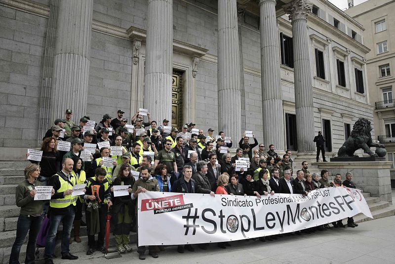 Agentes forestales, ecologistas, oposición y sindicatos rechazan la Ley de Montes