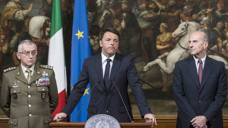 Renzi critica la falta de "cercanía y de solidaridad" de la UE en las tragedias del Mediterráneo