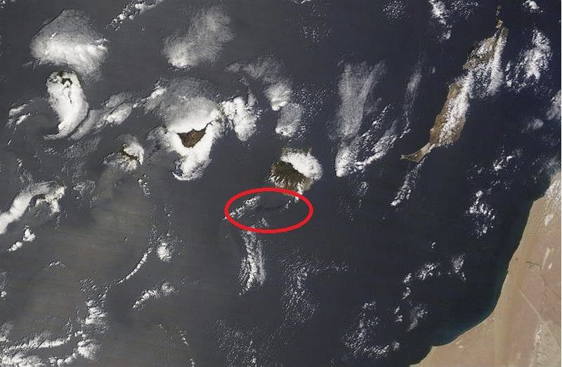La extensión de la mancha del buque ruso hundido en Canarias se ve desde el espacio