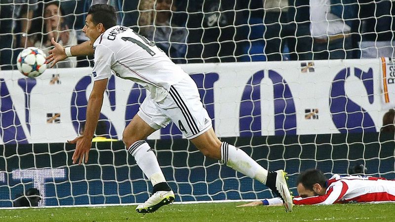 Chicharito mete al Real Madrid en las semifinales de la Champions con su gol al Atlético