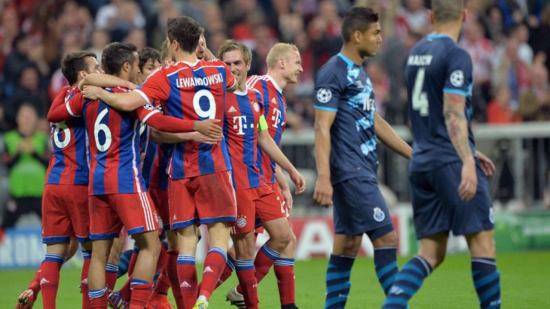 El Bayern remonta al Oporto y estará en semifinales tras la goleada (6-1)