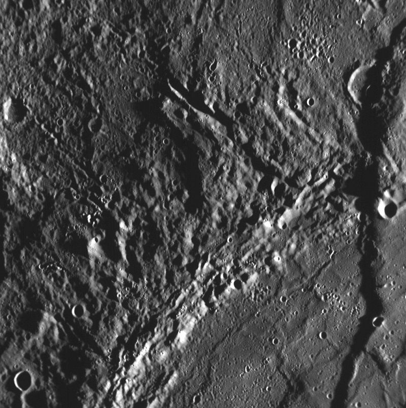 La NASA halla evidencias volcánicas en Mercurio