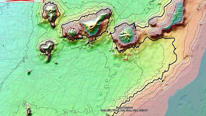 El pesquero ruso que se hundió en Canarias ha sido localizado a 2.700 metros de profundidad