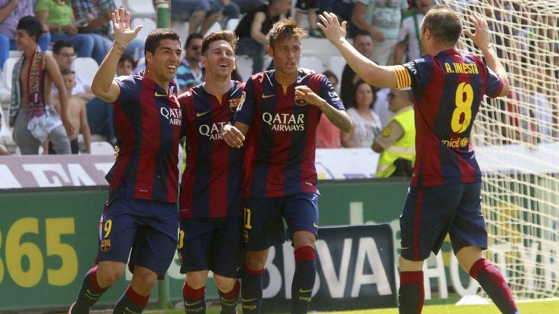 Un Barça sin piedad condena al Córdoba a Segunda