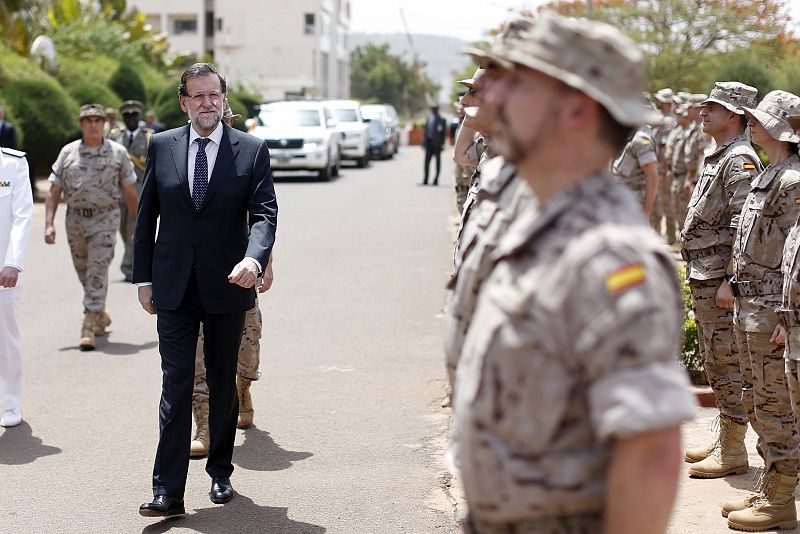 Rajoy llega a Mali para visitar a las tropas y reafirmar la alianza contra el yihadismo