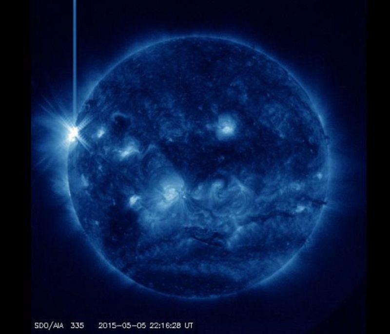El Sol libera la llamarada más intensa del año y afecta a las comunicaciones en el Pacífico