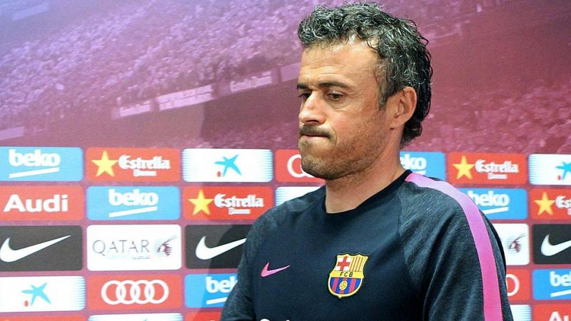 Luis Enrique: "Creo y espero que a través del diálogo no se llegue a la huelga"