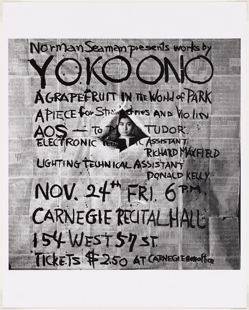 Sin rencores y sin olores, Yoko Ono se reconcilia con el MoMA