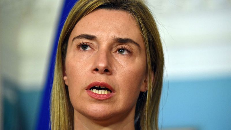 Mogherini pide en la ONU respaldo para frenar el tráfico de inmigrantes en el Mediterráneo