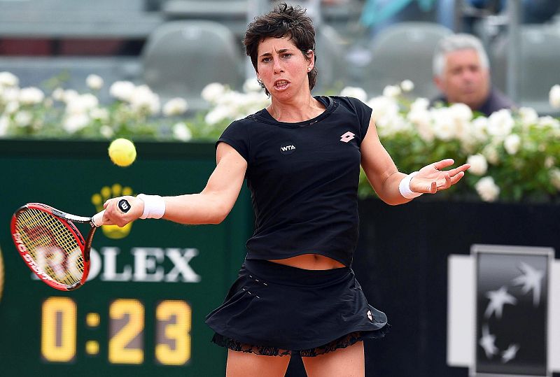 Carla Suárez, a semifinales de Roma tras eliminar a Kvitova