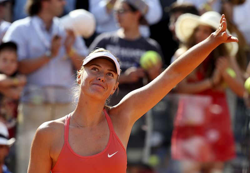 Sharapova vence a Carla Suárez y logra su tercer título en Roma