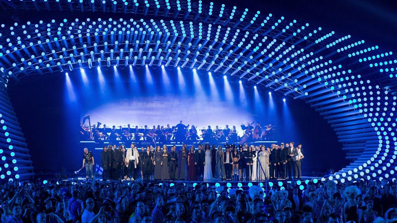 Así preparan José María Íñigo y Julia Varela la primera semifinal de Eurovisión 2015