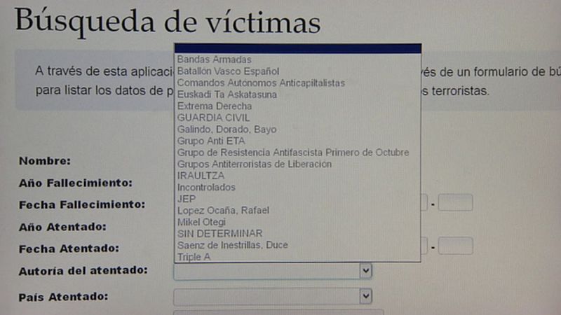 El Gobierno vasco califica de "grupo terrorista" a la Guardia Civil por "error" en su web de víctimas