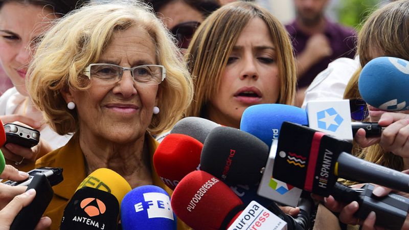 Manuela Carmena asegura que se ve alcaldesa de Madrid tras las conversaciones con el PSOE