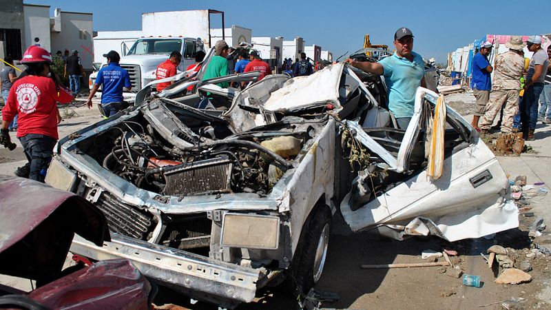 Al menos 13 muertos por un tornado en una ciudad del norte de México