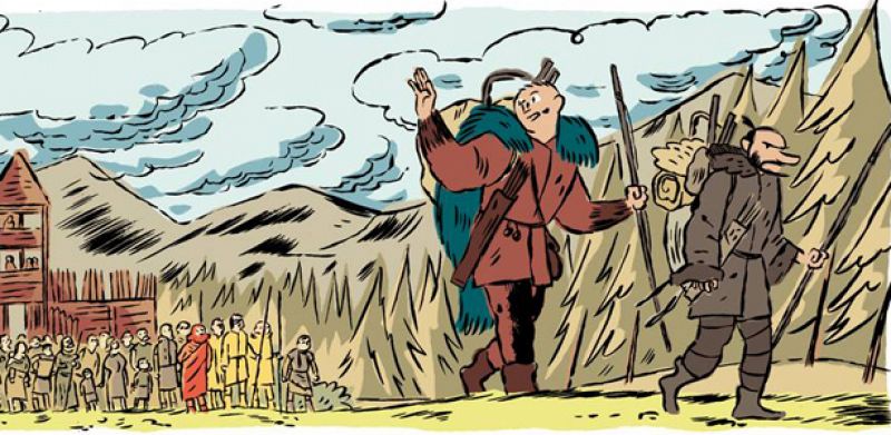 'Ötzi. Por un puñado de ámbar', un cómic que reconstruye la vida de la momia de los Alpes