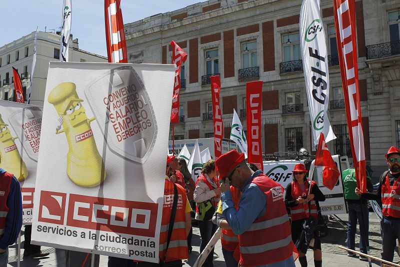 CC.OO. denuncia a Correos ante la Audiencia por esquirolaje patronal en las huelgas de mayo