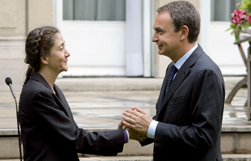 Betancourt, durante su reunión con Zapatero: "Siempre he sentido que España es mi familia"