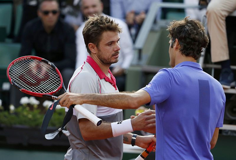 Wawrinka aplasta a su compatriota Federer en el mejor partido de su vida