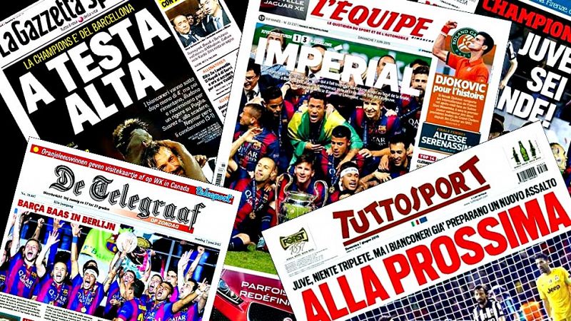 La prensa mundial se rinde ante el triplete del FC Barcelona conseguido en Berlín