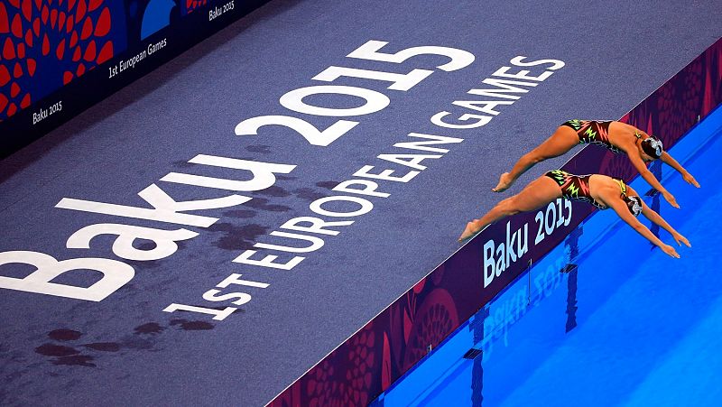 España se coloca tercera por equipos en natación sincronizada, tras Rusia y Ucrania