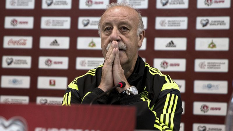 Del Bosque: "Seguramente, Pedro va a jugar contra Bielorrusia"