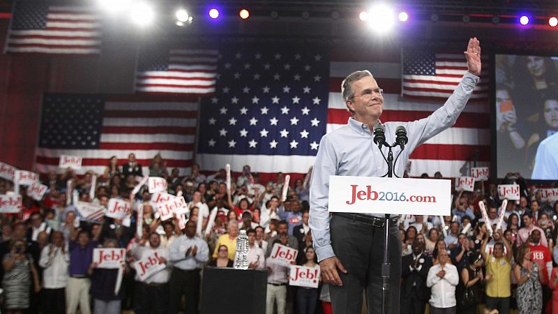 Jeb Bush, hijo y hermano de presidentes, anuncia oficialmente su candidatura a la Casa Blanca