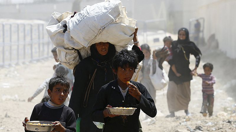 El número de desplazados en el mundo alcanza la cifra récord de 60 millones, según ACNUR