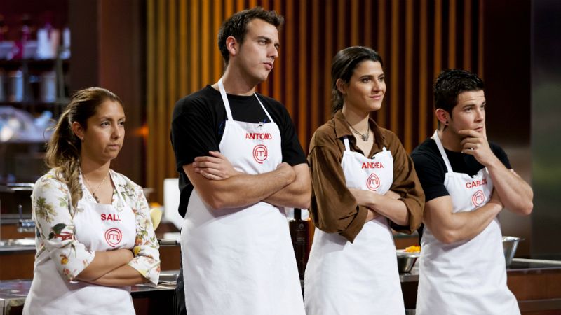 Andrea, Antonio, Carlos y Sally luchar�n por ser el tercer MasterChef Espa�a