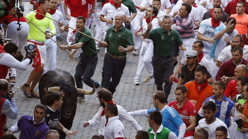 Pastores, los árbitros de los encierros de San Fermín