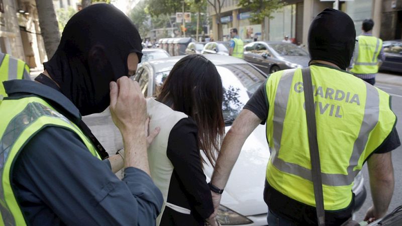 Al menos 17 detenidos en Barcelona en una operación contra una red de trata de personas