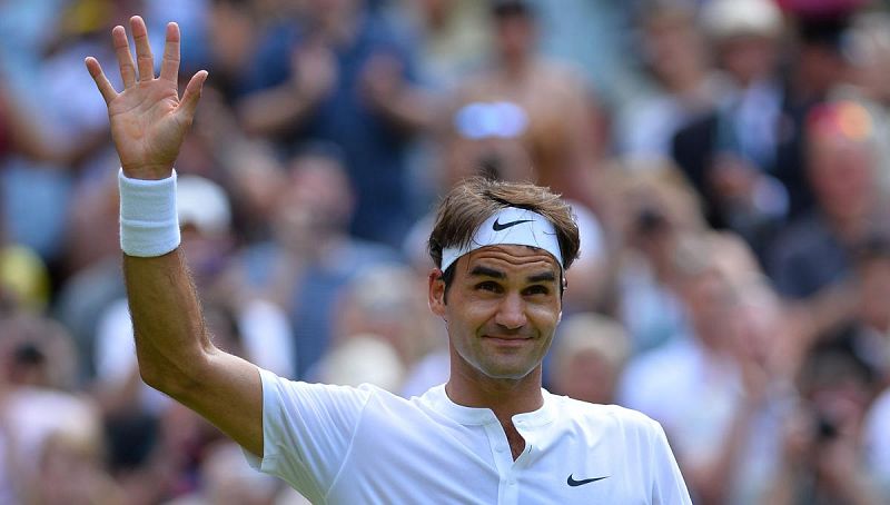 Federer se exhibe ante Querrey en la central de Wimbledon