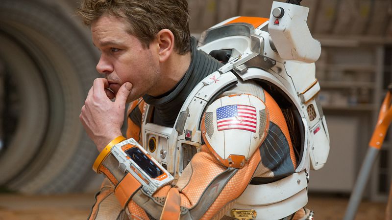Ridley Scott a Matt Damon sobre 'The Martian': "Esto va a ser jodidamente divertido"