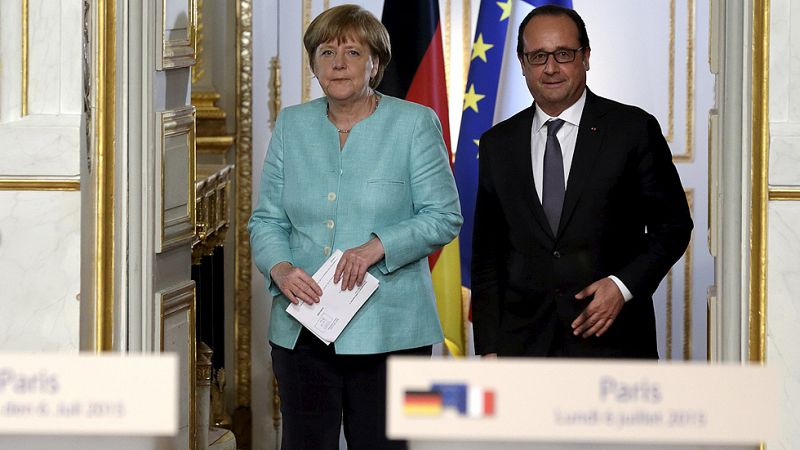 Merkel y Hollande señalan que la puerta sigue abierta a las negociaciones con Grecia