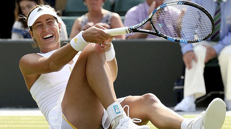 Muguruza alcanza su primera semifinal de Wimbledon