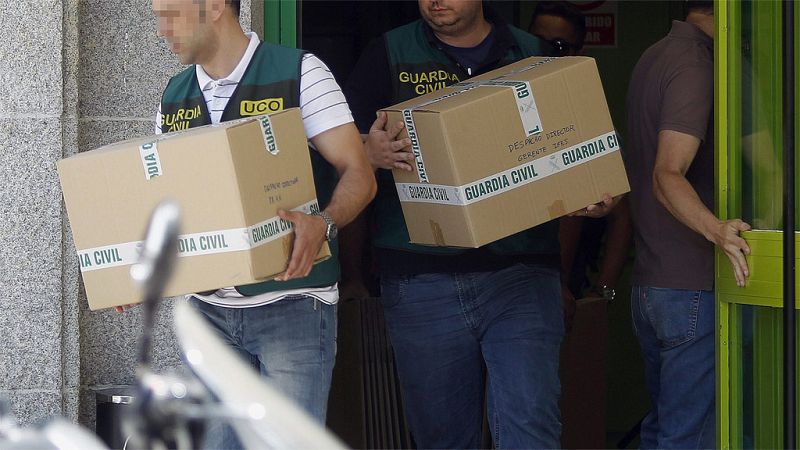 La Guardia Civil registra las sedes del instituto de formación de UGT en Madrid y Sevilla