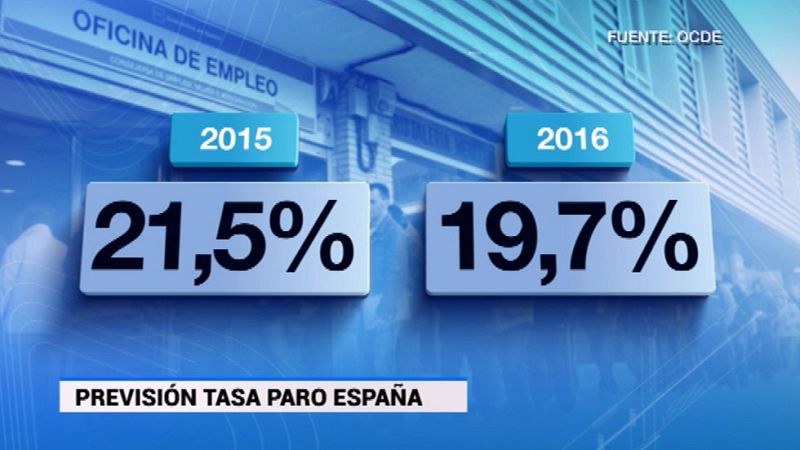 La OCDE prevé que España sea uno de los tres países que más empleo cree en 2015