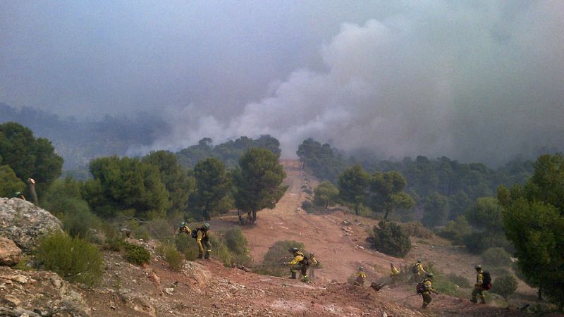 Estabilizado el incendio declarado en Gualchos, en la provincia de Granada