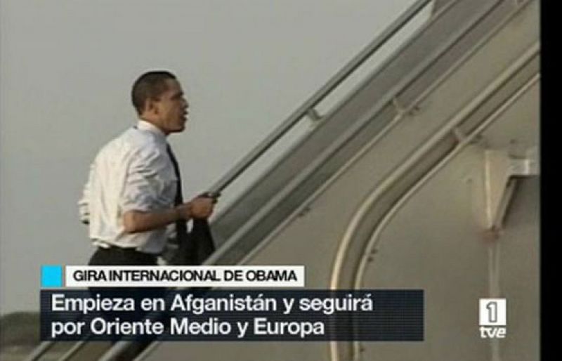 Obama inicia su gira al extranjero con una simbólica visita a Afganistán
