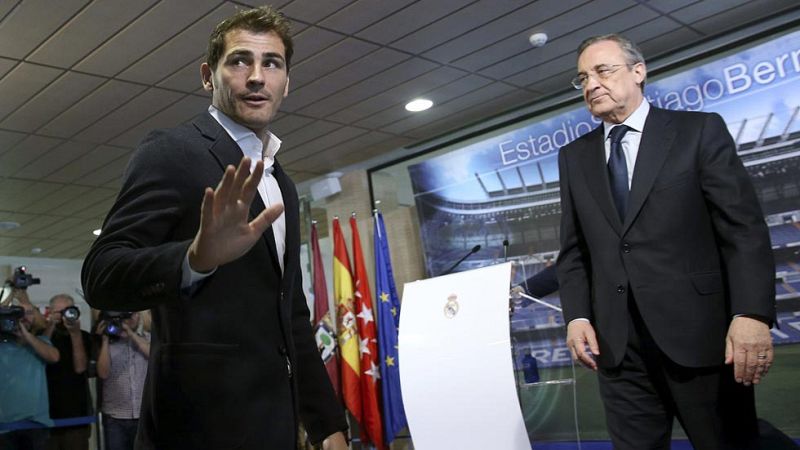 Florentino: "Iker nos deja porque ese ha sido su deseo"