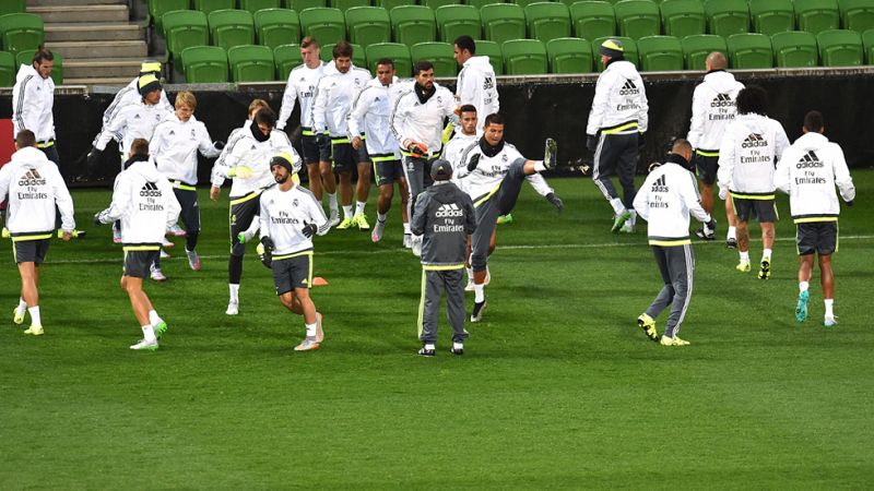 El Real Madrid de Benítez comienza a trabajar en Australia