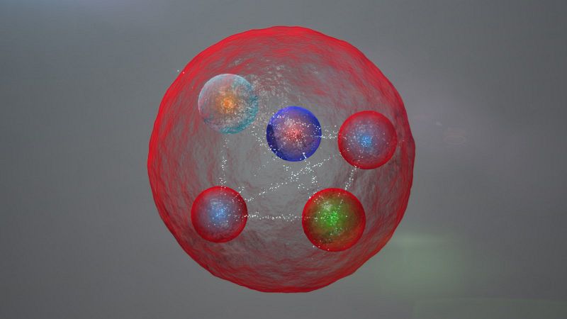 El LHC descubre una nueva partícula, el pentaquark